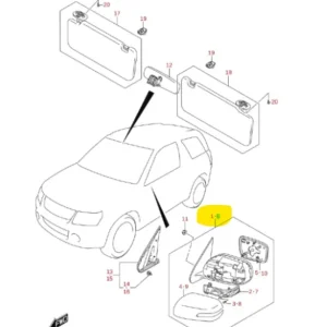 Ostatnie sztuki Lusterko Lewe Suzuki Grand Vitara - wyprzedaż