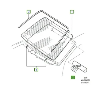 Lusterko wsteczne wewnętrzne windstar 19942000 FORD - wyprzedaż Cena promocyjna