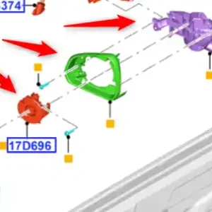 Lusterko zewnętrzne kompletne prawe 20152023 FORD Tylko do końca tygodnia