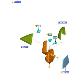 Lusterko zewnętrzne lewe 2013FORD Darmowy zwrot
