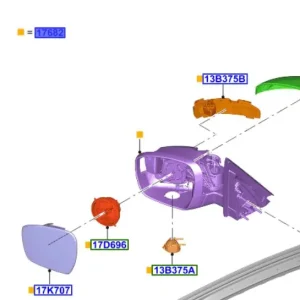 Lusterko zewnętrzne lewe 2015 Kup online