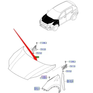 Maska pokrywa silnika 2018 2022 Wyprzedaż