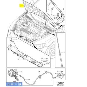 Maska pokrywa silnika C30 Oferta