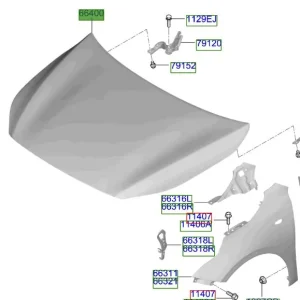 Maska pokrywa silnika Kia ProCeed 2025 Szybka dostawa