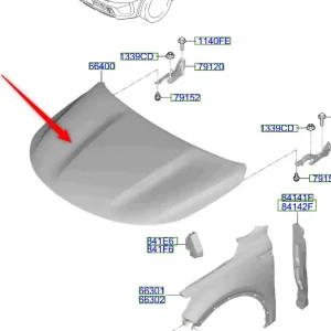 Tani Maska pokrywa silnika Kia Sorento Hybrid 20-23