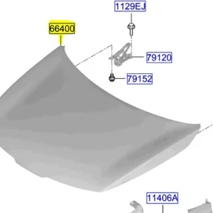 Maska pokrywa silnika Kia Sportage 21-25 Popularny