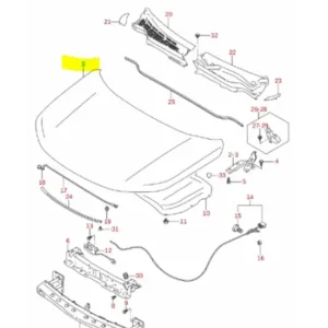 Maska pokrywa silnika vitara 20152022 Suzuki - wyprzedaż Ostatnia szansa