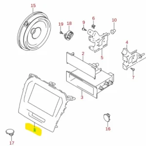 Maskownica Radia Suzuki Vitara - wyprzedaż Wysoka jakość