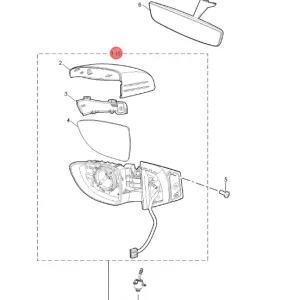 Lusterko zewnętrzne lewe kompletne wersja standard MG3 2024 Sprawdź teraz