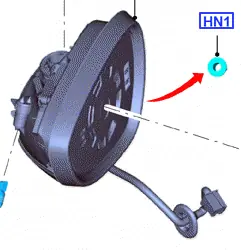 Lusterko zewnętrzne prawe fiesta 08-12 FORD Ograniczona ilość