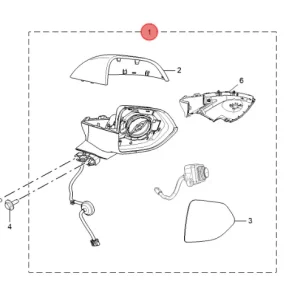 Promocja Lusterko zewnętrzne prawe kompletne hs 2024