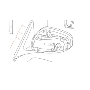 Wyprzedaż Lusterko zewnętrzne prawe NISSAN