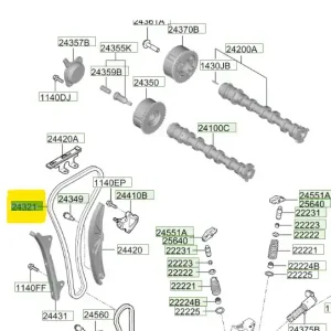 Oferta Łańcuch rozrządu Hyundai I10 / I20
