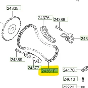 Łańcuch rozrządu Hyundai IX35 / Tucson - wyprzedaż Bestseller