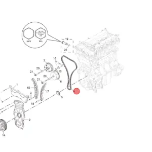 Nowość Łańcuch rozrządu mg zs I clasic