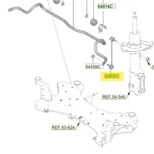 Łącznik stabilizatora Hyundai I20 / Bayon - wyprzedaż Dostępne od ręki