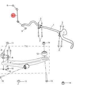 Darmowa dostawa Łącznik stabilizatora mg hs 2024