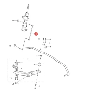 Cena promocyjna Łącznik stabilizatora mg zs I clasic