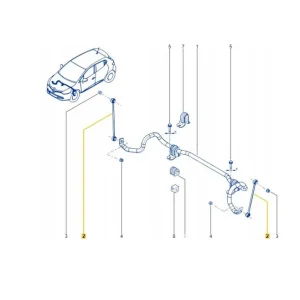 Ekspresowa dostawa Łącznik stabilizatora RENAULT CLIO III 3 CLIO IV 4 OE
