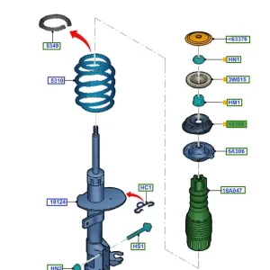 Zamów dziś Łożysko amortyzatora przedniego Ford KA 08 16