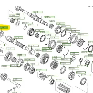 Ograniczona ilość Łożysko Hyundai Kona (2021) OE - wyprzedaż
