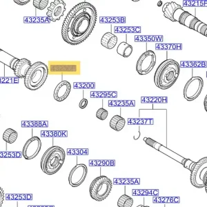 Łożysko igiełkowe skrzyni biegów KIA Optima / Soul / Sportage - wyprzedaż Taniej