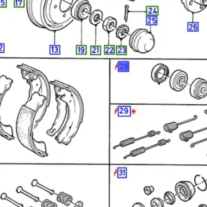 Promocja Łożysko koła escort 19861990