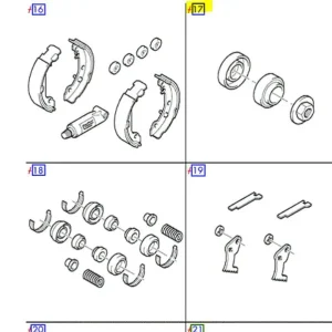 Zniżka Łożysko koła hamulca tylnego fiesta 89 96 FORD - wyprzedaż