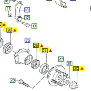 Oferta czasowa Łożysko koła lewego przedniego sierra 8293 FORD - wyprzedaż