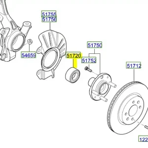 Łożysko koła przedniego KIA RIO 20-25 Kup teraz