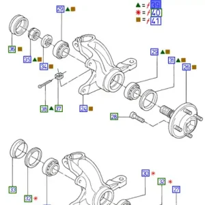 Łożysko koła przedniego sierra 8693 FORD - wyprzedaż Darmowa dostawa