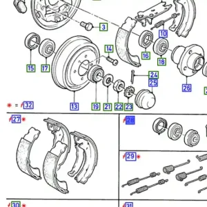 Łożysko koła tylnego escort 19811990 transit Dodaj do koszyka