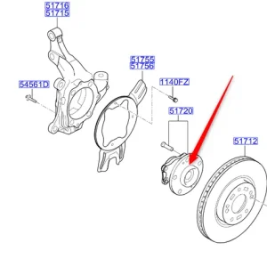 Do wyczerpania zapasów Łożysko piasta koła przedniego 2016 2018