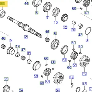 Łożysko skrzyni biegów KIA Rio (2005-2011) - wyprzedaż Dostępne od ręki