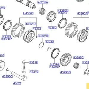 Łożysko skrzyni biegów KIA Sportage Wysoka jakość