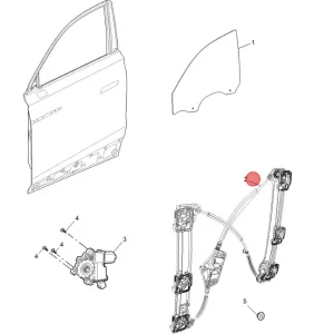Darmowa dostawa Mechanizm podnośnik szyby lewy przód mg hs 2024