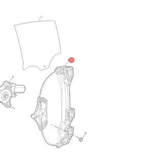 Mechanizm podnośnik szyby lewy tył MG3 2024 Wybór klientów