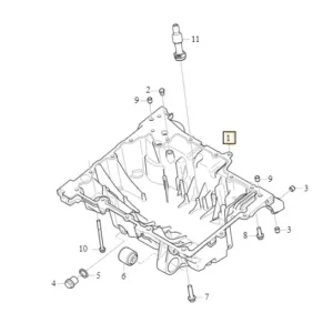 Wysoka jakość Miska olejowa XC40 B420T4 /t5 /t6 / T8 Volvo