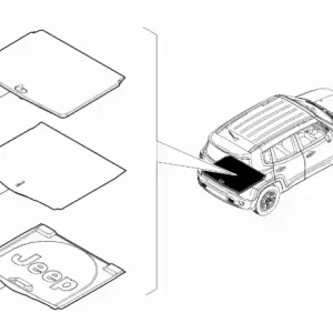 Premium Mata bagażnika Jeep Renegade - wyprzedaż