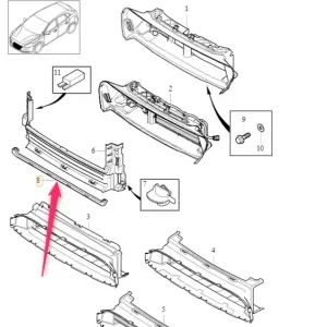 Hit cenowy Mocowanie kierownicy powietrza Volvo