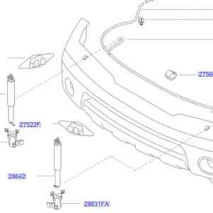 Oferta Mocowanie wspornika spryskiwacza lampy nissan - wyprzedaż