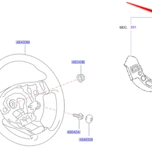 Moduł poduszki powietrznej E-NV200 spain 2014NISSAN - wyprzedaż Taniej