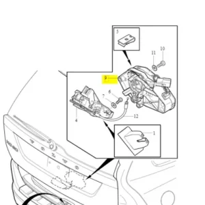 Oferta Moduł zamka pokrywy bagażnika XC60