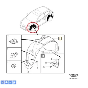 Zamów dziś Nadkole lewe przednie Volvo