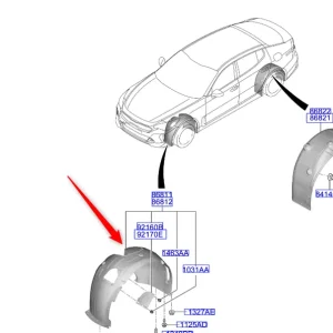 Nadkole lewy przód 2017-2023 Darmowa dostawa