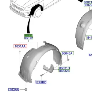 Sprawdź teraz Nadkole lewy przód KIA ProCeed 20-25
