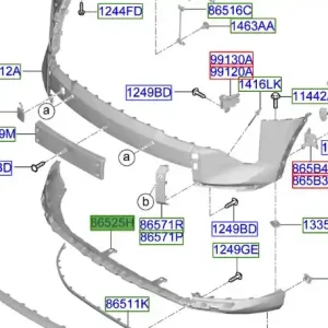 Nakładka dolna listwa zderzaka przedniego Kia Sportage 2025 Nie przegap