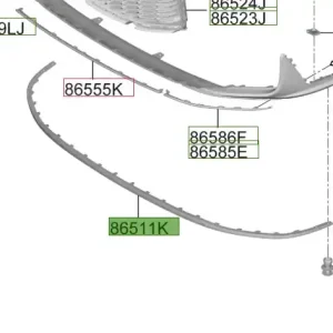 Do wyczerpania zapasów Nakładka dolna zderzaka Hyundai I30