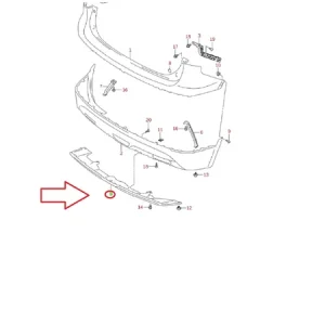Nakładka dolna zderzaka tylnego Suzuki Oferta limitowana