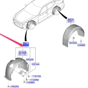 Najlepsza cena Nadkole przednie prawe